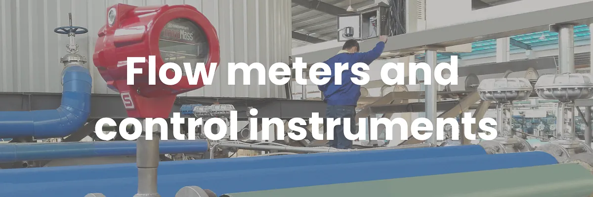Flow meter and control instruments